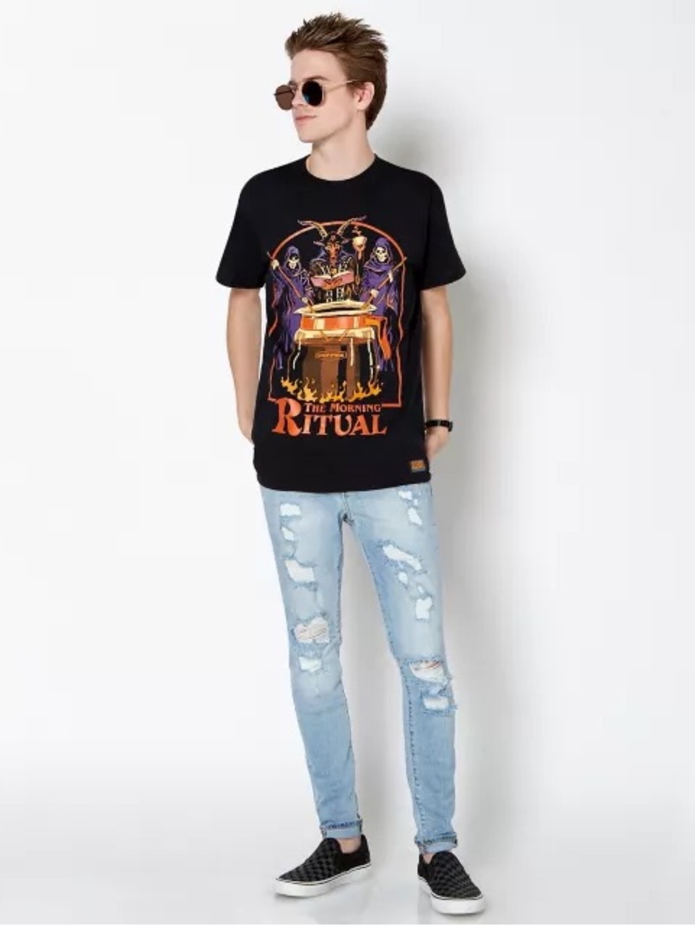 Steven Rhodes The Morning Ritual T-Shirt - Picture 4 of 4
